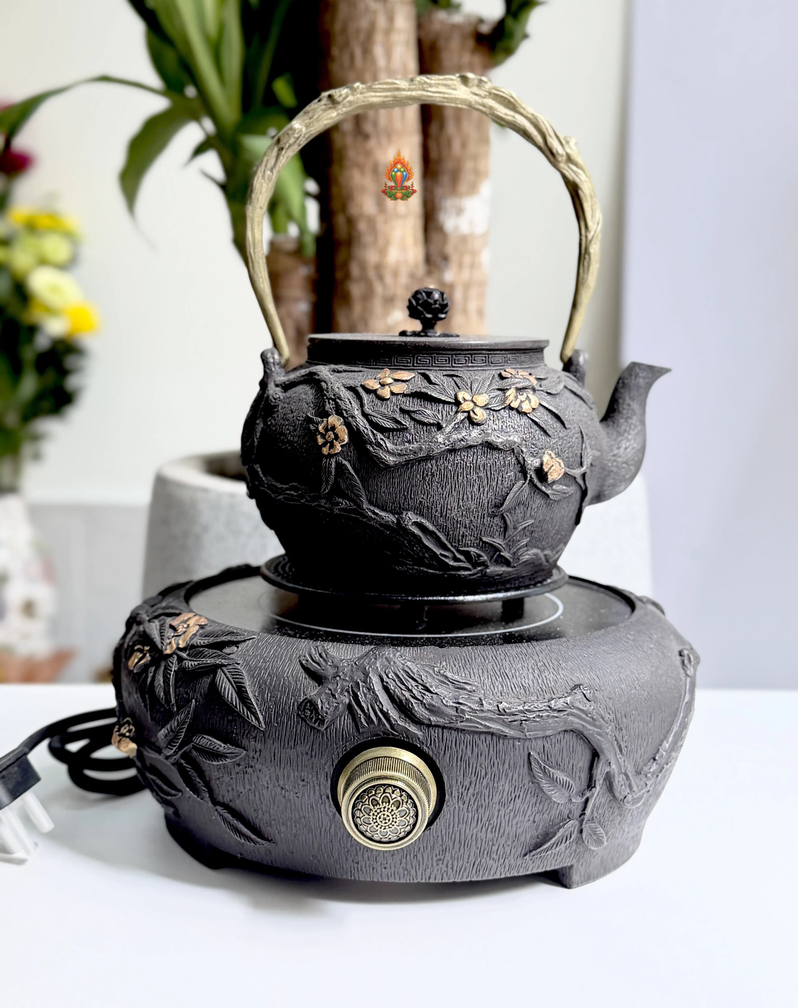 BỘ ẤM GANG TETSUBIN NẤU NƯỚC ĐÚC NỔI XUÂN MAI