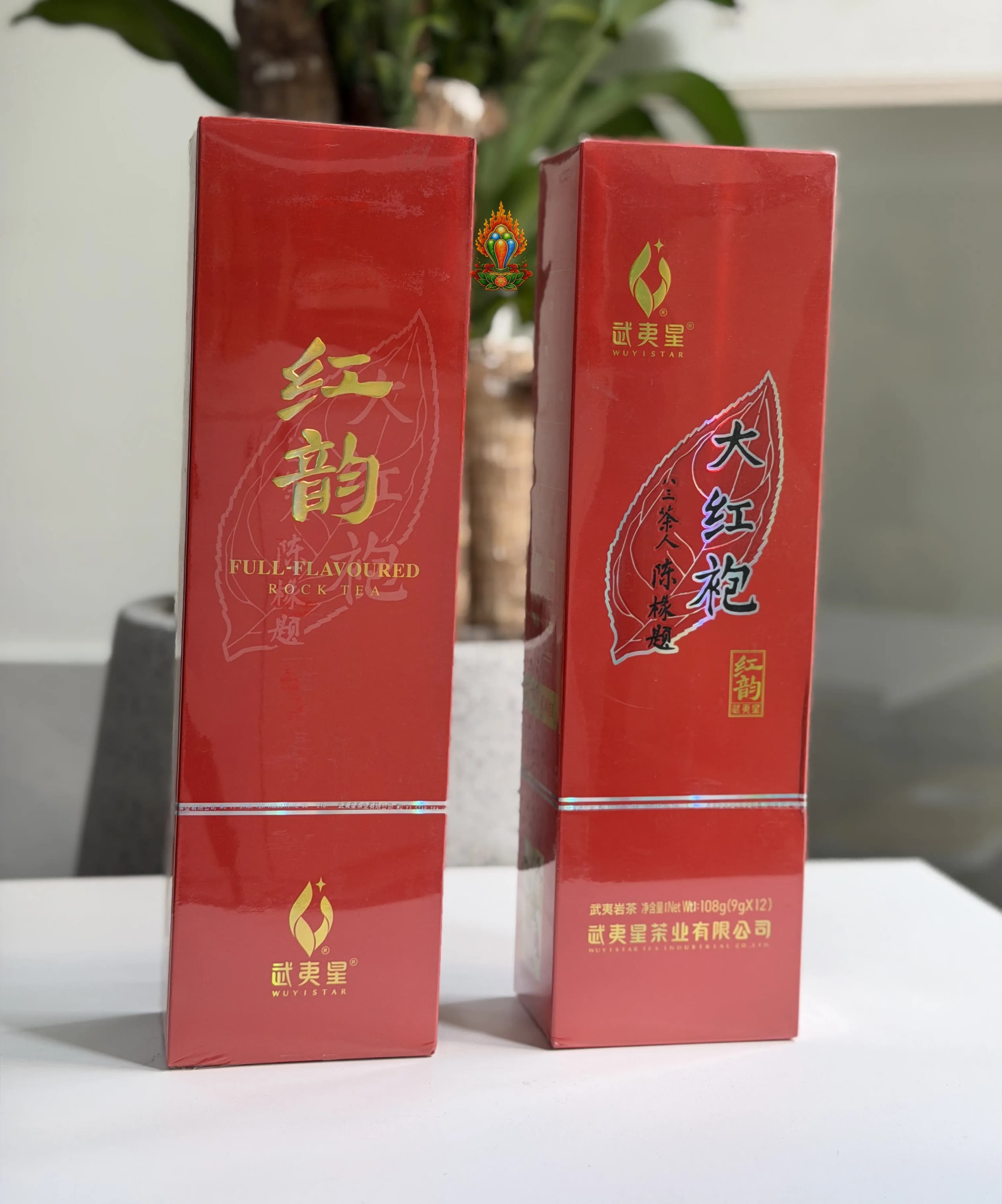Nham trà Đại Hồng Bào hồng vận chính hãng Vũ Di Tinh 108gr cao cấp
