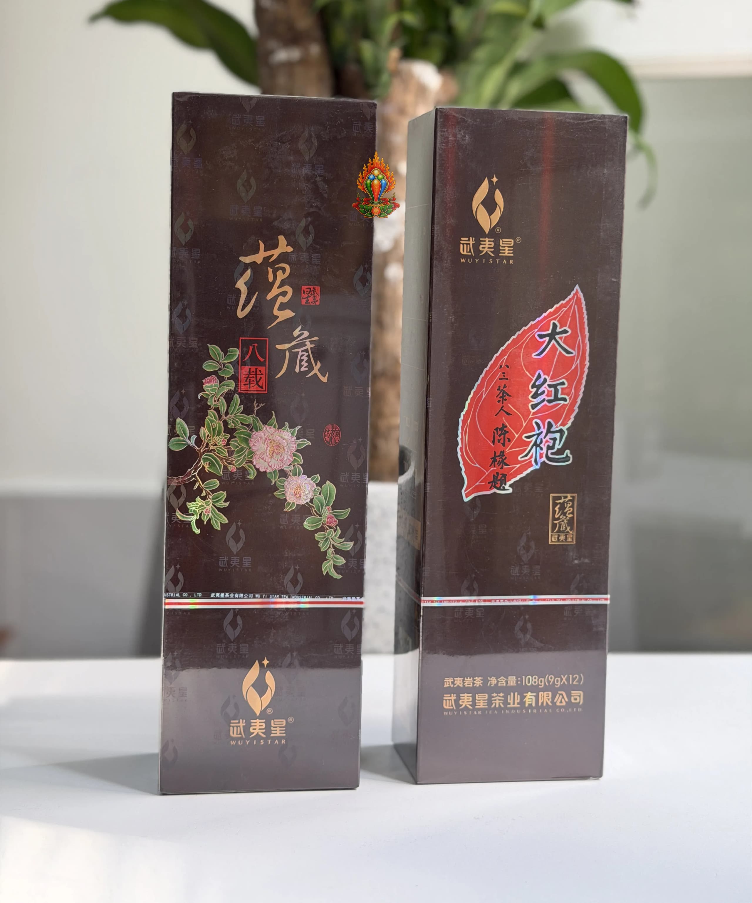 Nham trà Đại Hồng Bào Uẩn Tàng Bát Tại chính hãng Vũ Di Tinh 108gr